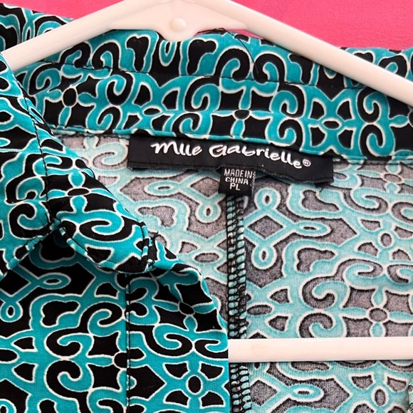 Comfy Knit Shirtdress 3/4 Sleeve knee-length sz PL - Picture 2 of 3